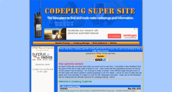 Desktop Screenshot of codeplugsupersite.com